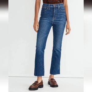 Madewell Cali-Demi Boot Jeans in Smithley Wash Size 24 PETITE